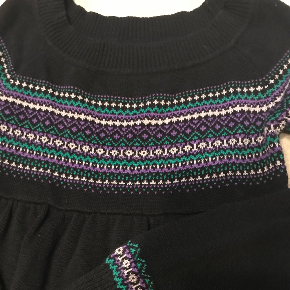 Tildon babydoll mini sweater dress women’s medium - Picture 3 of 10